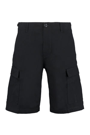 Aviation cotton cargo bermuda shorts-0